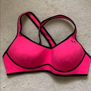 New Pink Under Armour Sports Bra